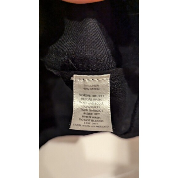 White House Black Market ruffles cropped blazer Sz 10 linen blend Office Career - Picture 4 of 7